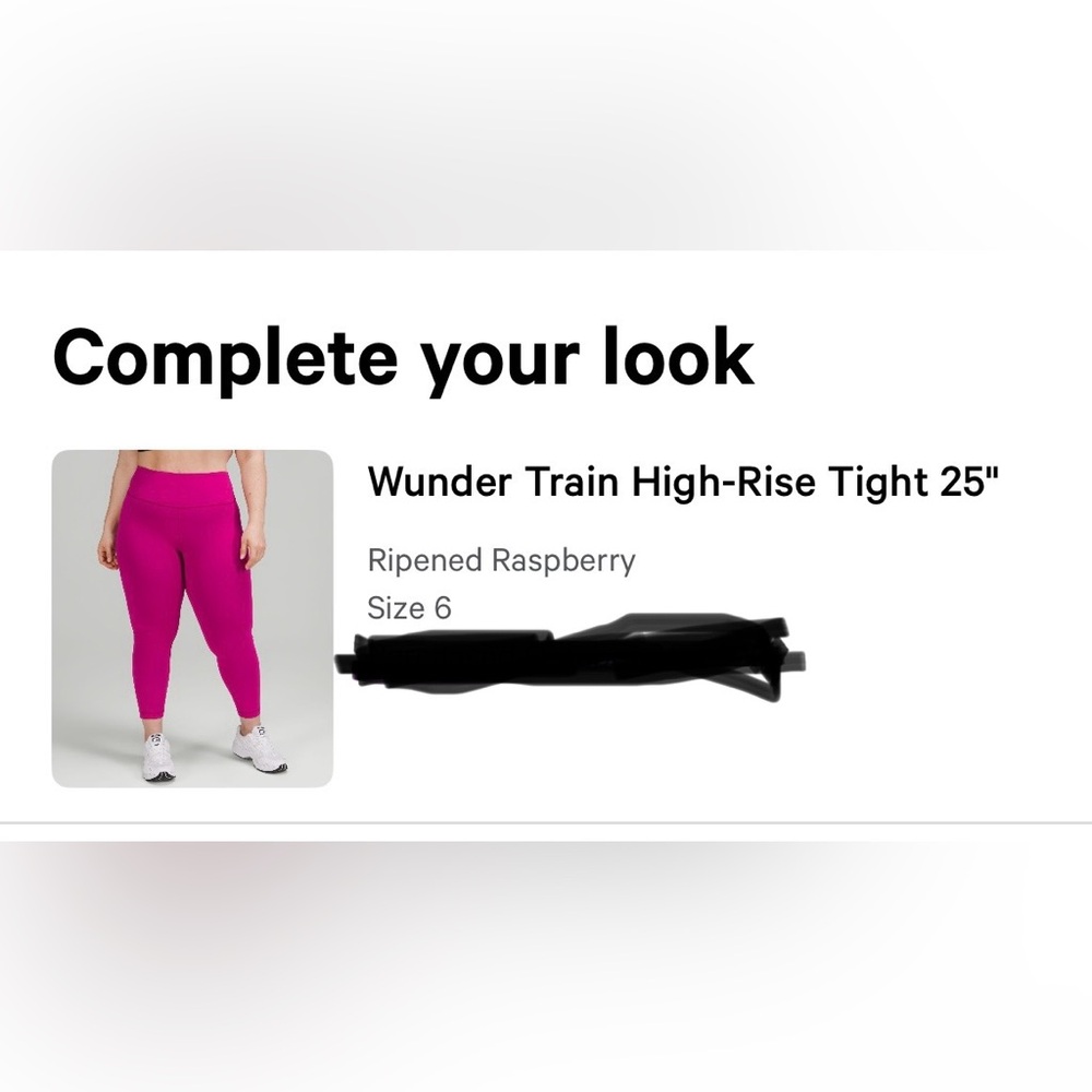 Wunder train high rise size 6 25”